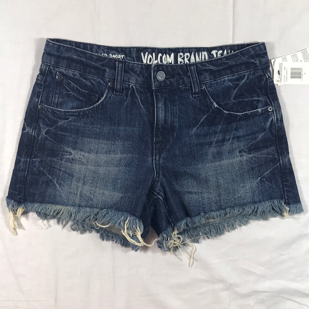 SOLD       Volcom "Stoned Short" cutoff denim shorts sz. 1